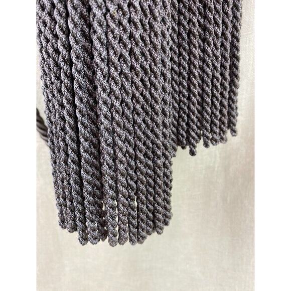 Large Single Brown Drapery Curtain Tieback with Double Tassels - Picture 5 of 7